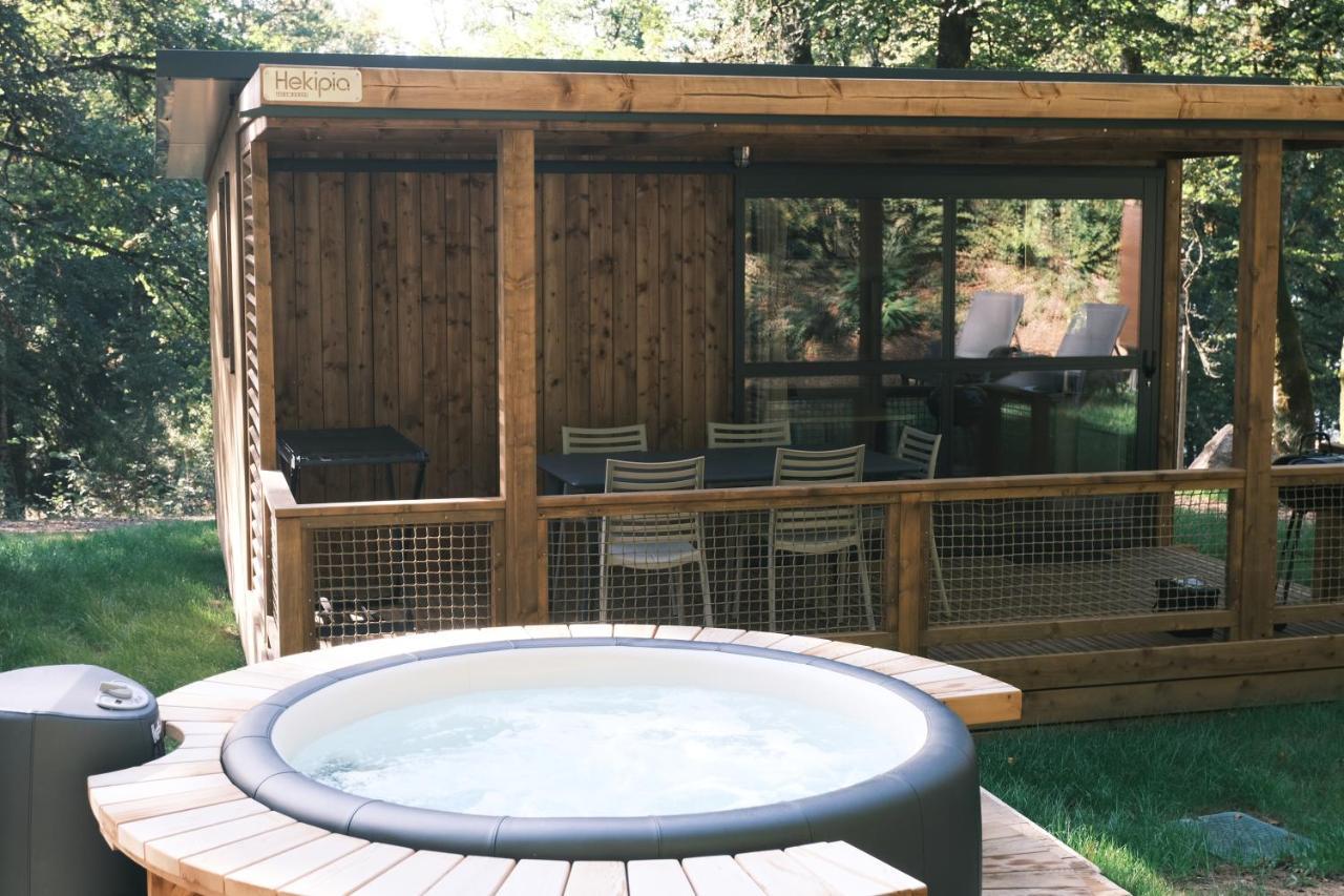 Lodge Avec Spa Privatif - Foret Et Lac Liginiac Esterno foto